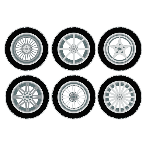 Set Posavasos / Wheels