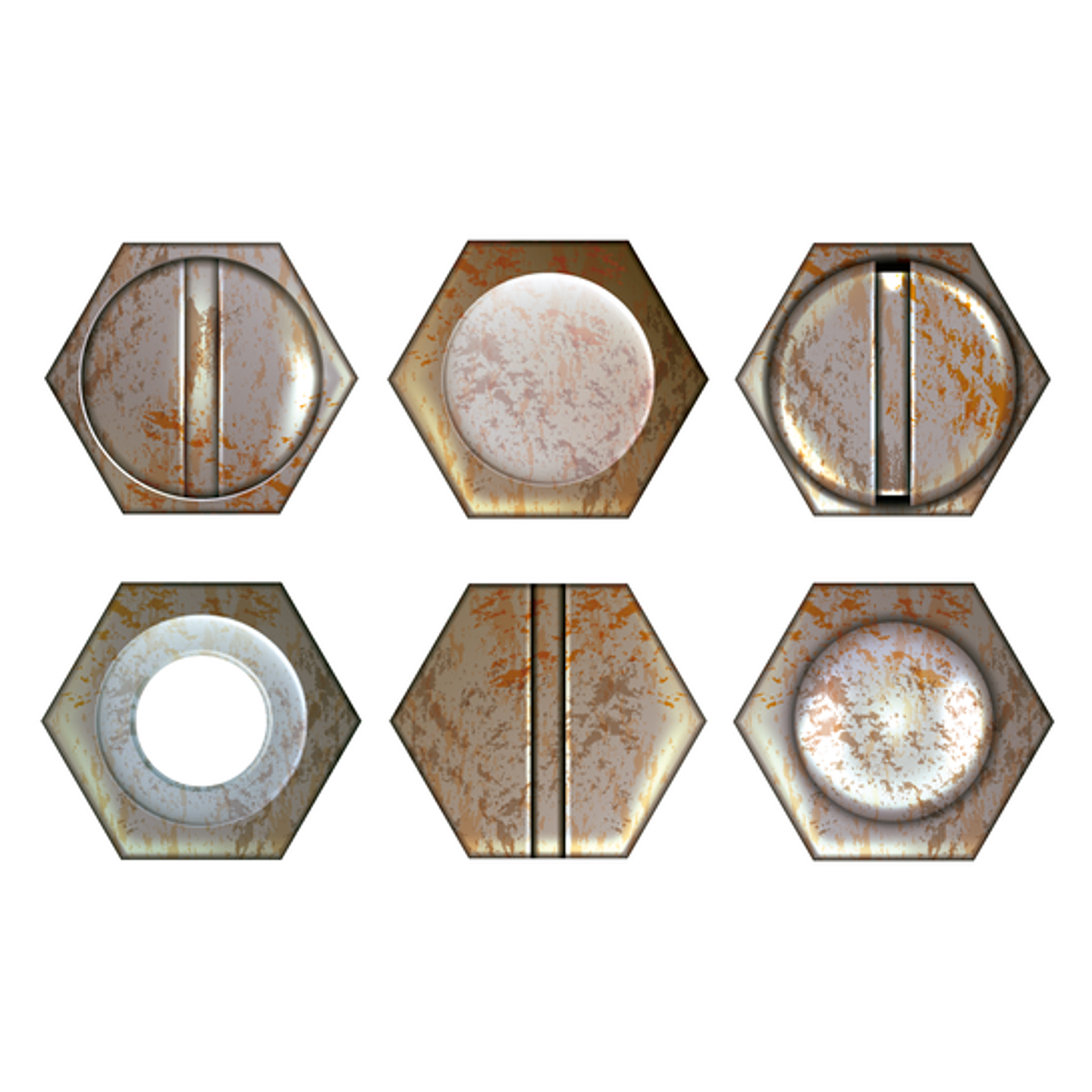 Set Posavasos / Tornillos 1