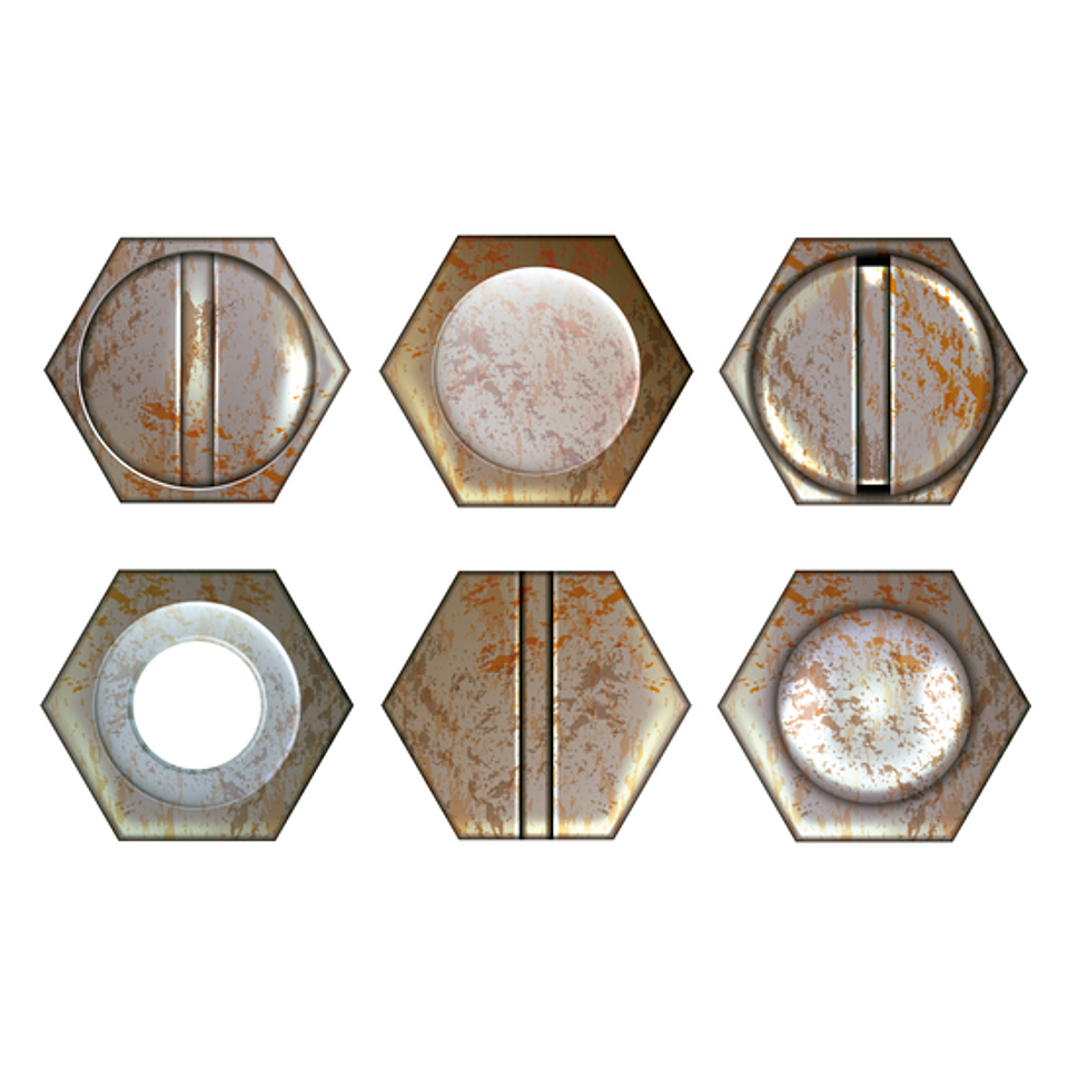 Set Posavasos / Tornillos 1