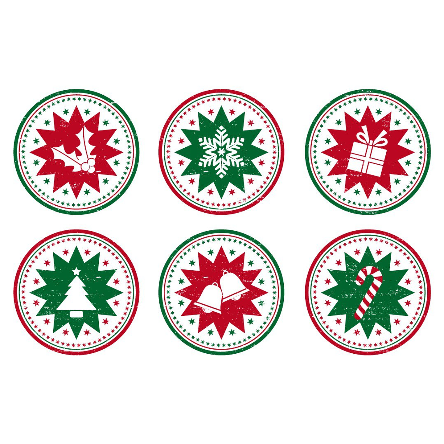 Set Posavasos / Vintage Xmas 2