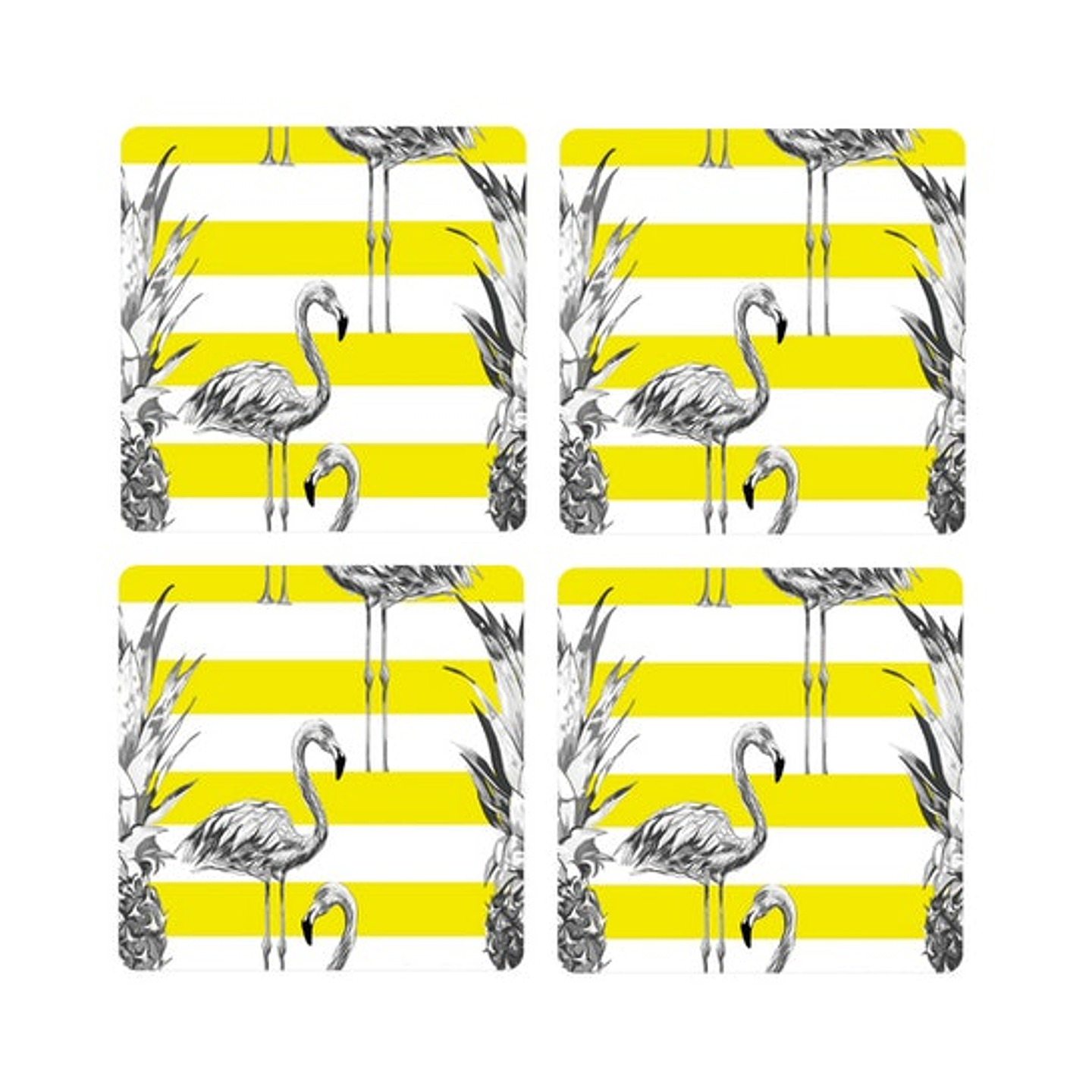 Set Posavasos / Tropical Fluor 1