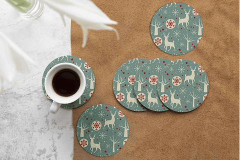 Set Posavasos / Renos