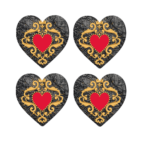 Set Posavasos / Queen Heart