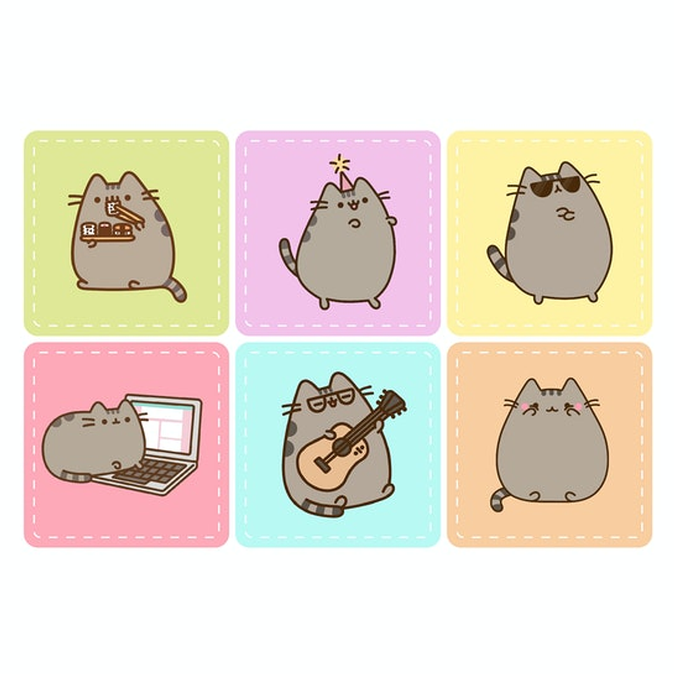 Set Posavasos / Pusheen 1