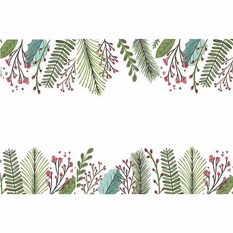 Set Individuales / Xmas Leaves