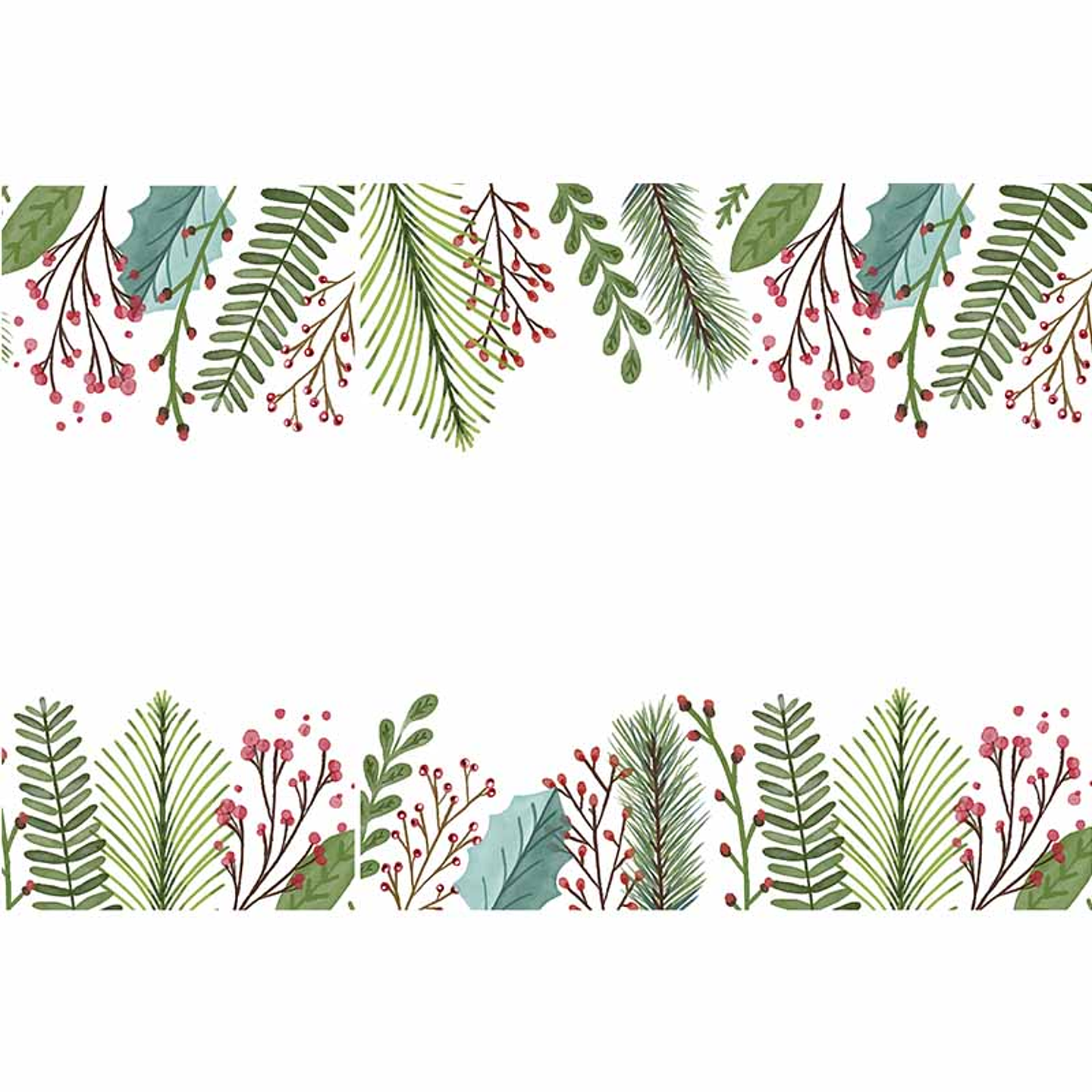 Set Individuales / Xmas Leaves 2