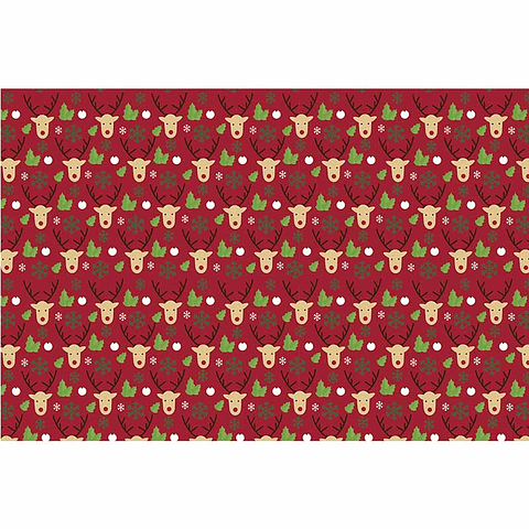 Set Individuales / Renos Rojos