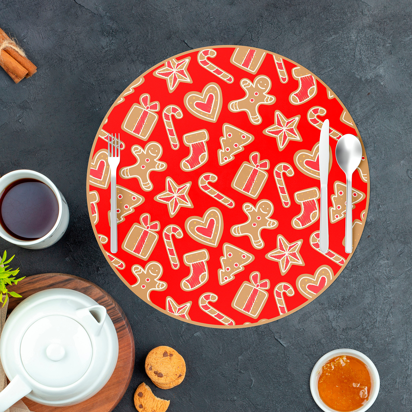 Set Individuales / Christmas Cookies 1