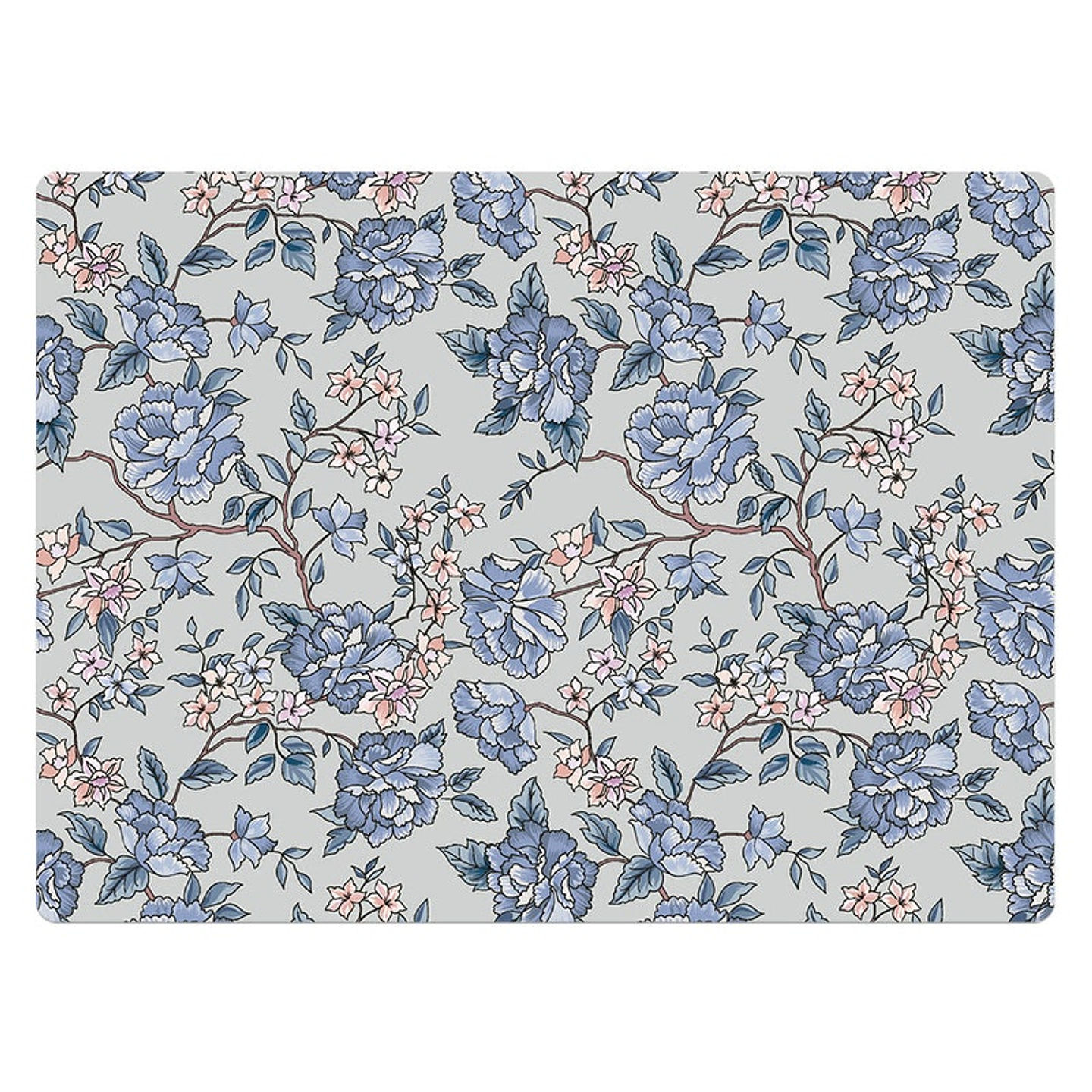 Set Individuales / Floral Blue 1