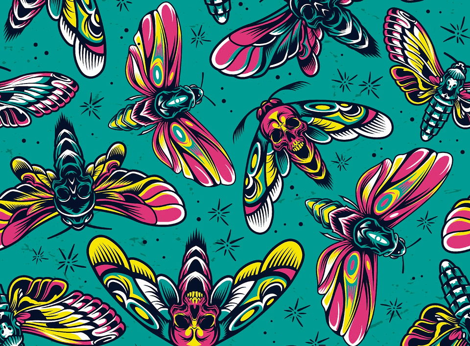 Set Individuales / Insectos 1