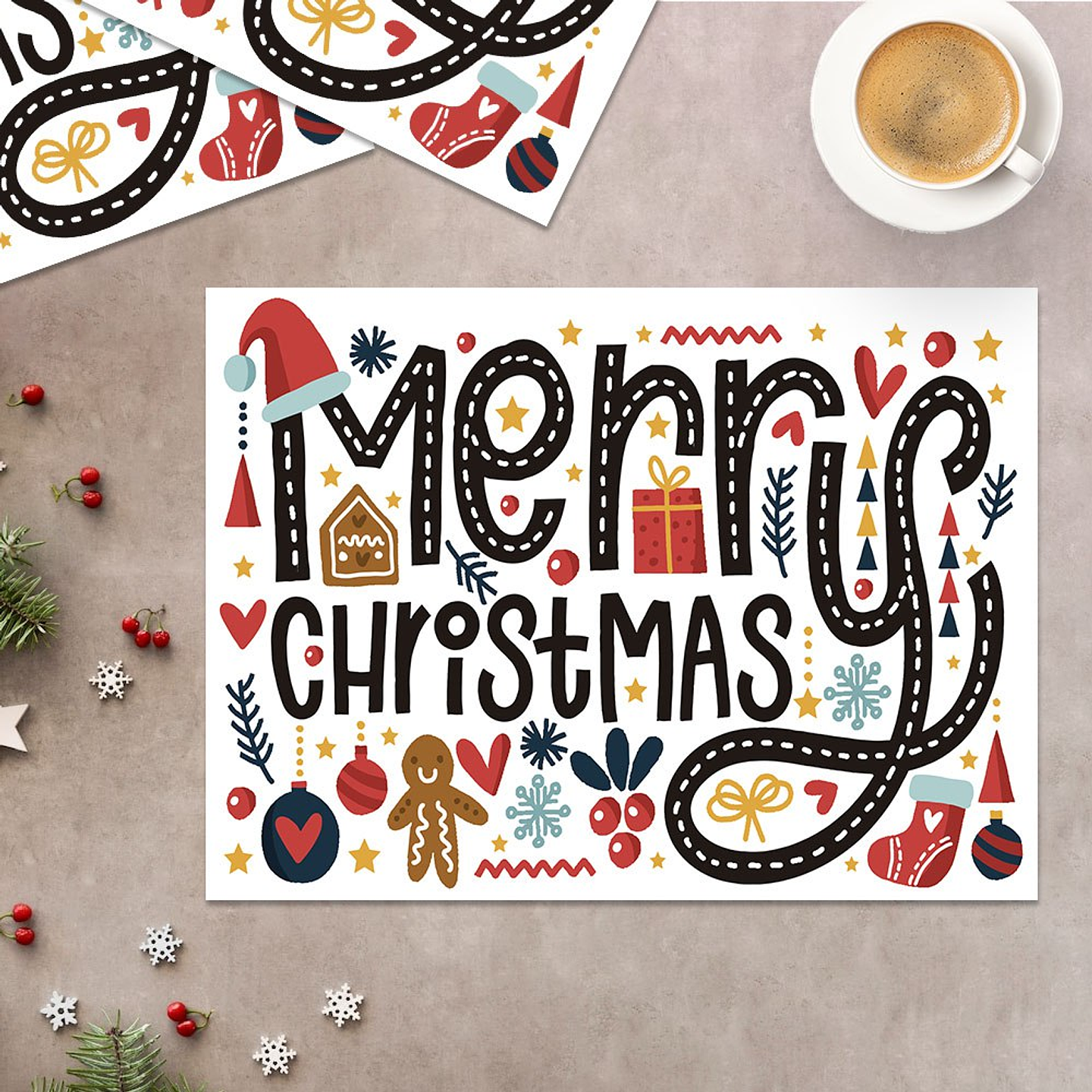 Set Individuales / Merry Christmas 1