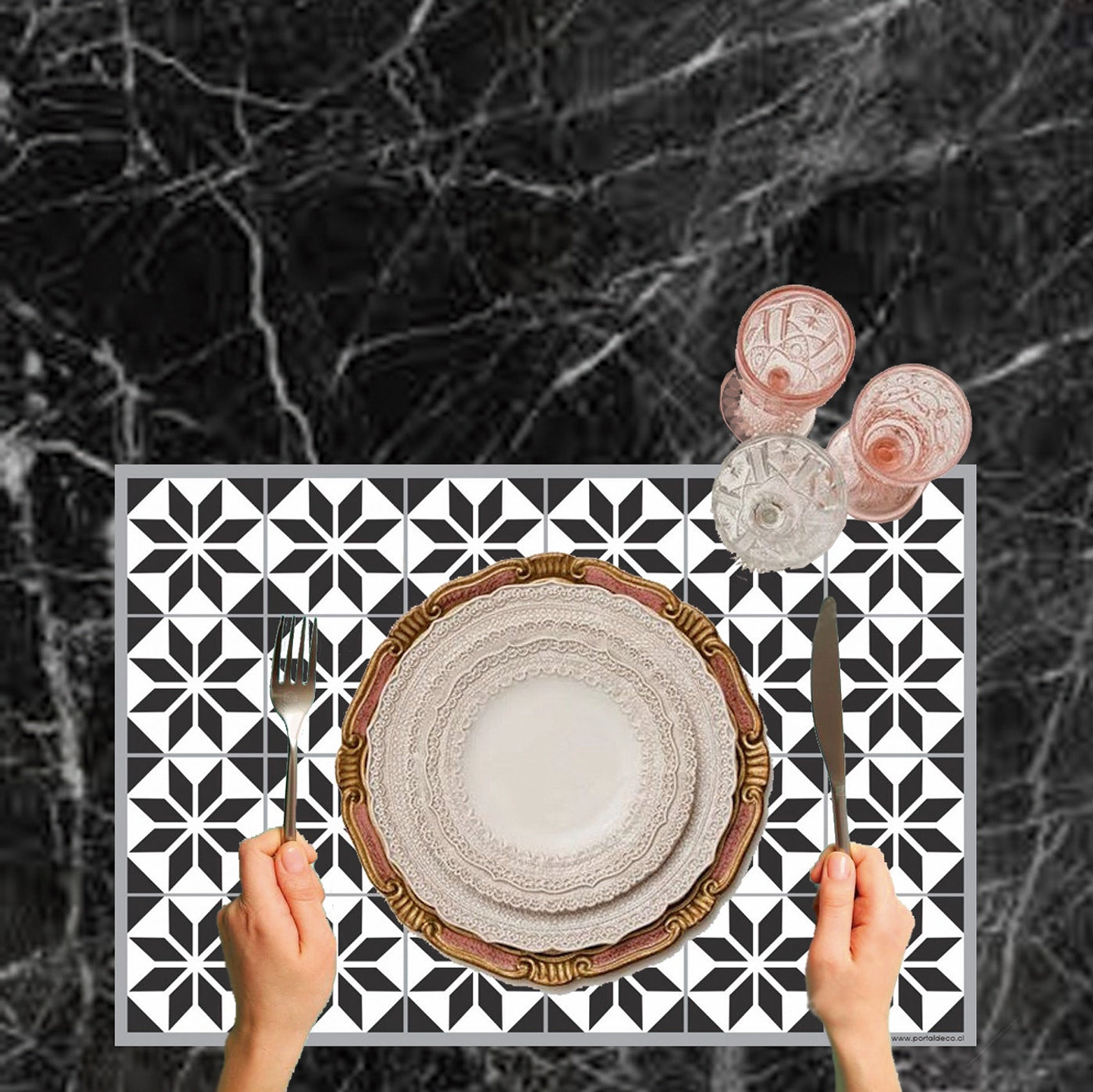 Set Individuales / Mosaico Stars 1