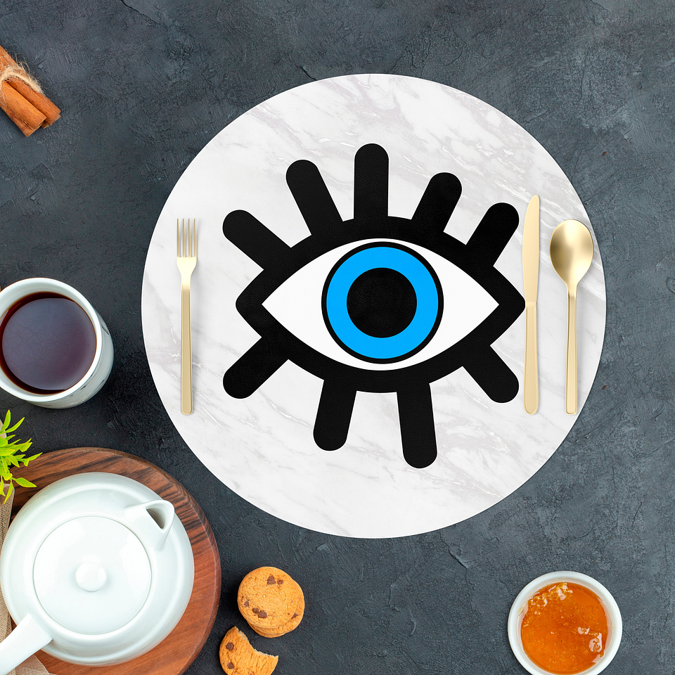 Set Individuales / Ojo Turco Marble 1