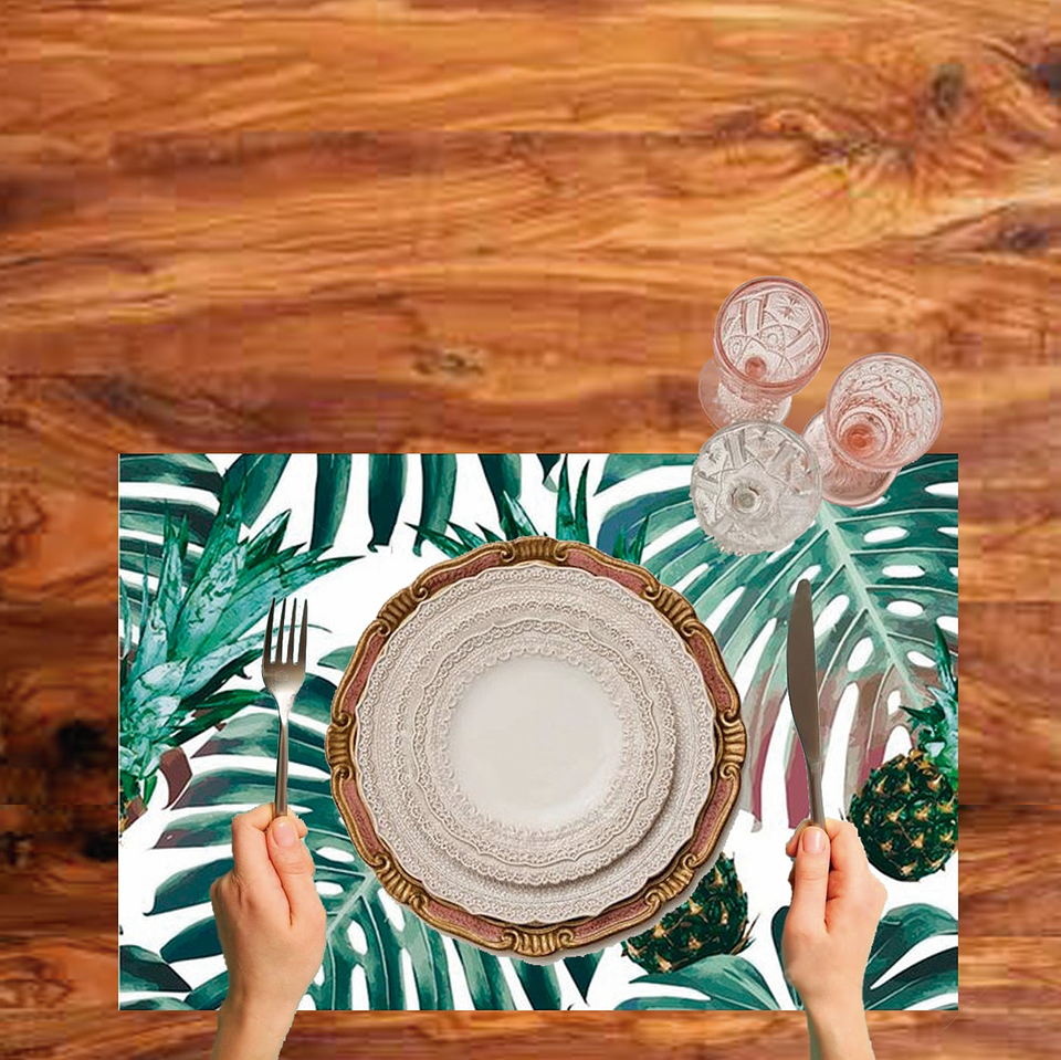 Set Individuales / Piña Tropical 2