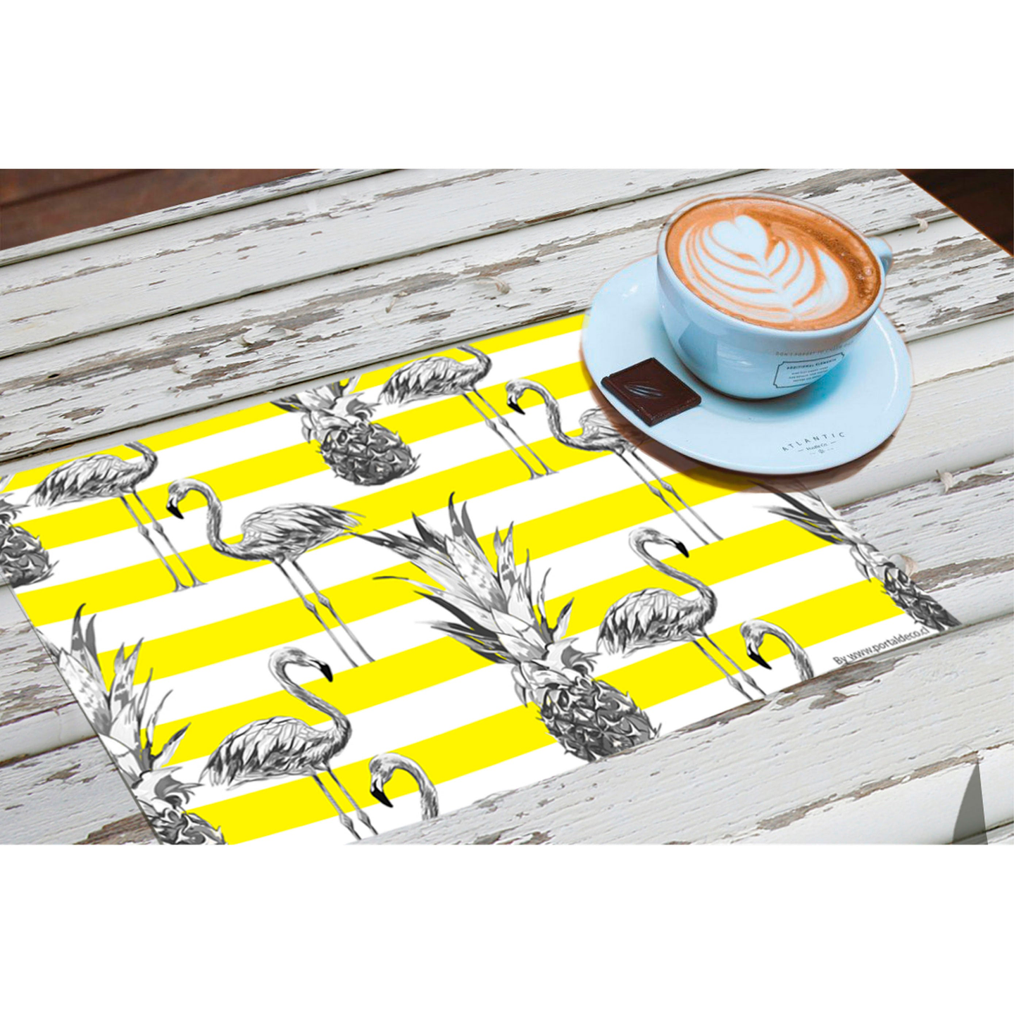 Set Individuales / Tropical Fluor 1