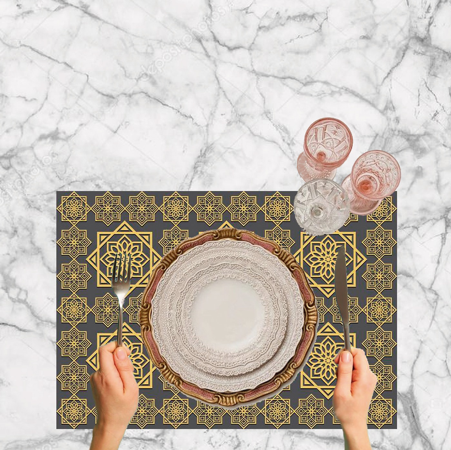 Set Individuales / Versalles 2