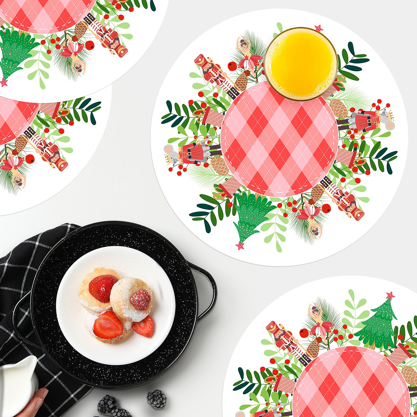 Set Individuales / Wonderland Xmas 2