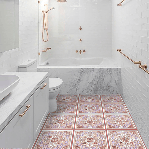 Set Baldosas Adhesivas / Azulejo Mérida