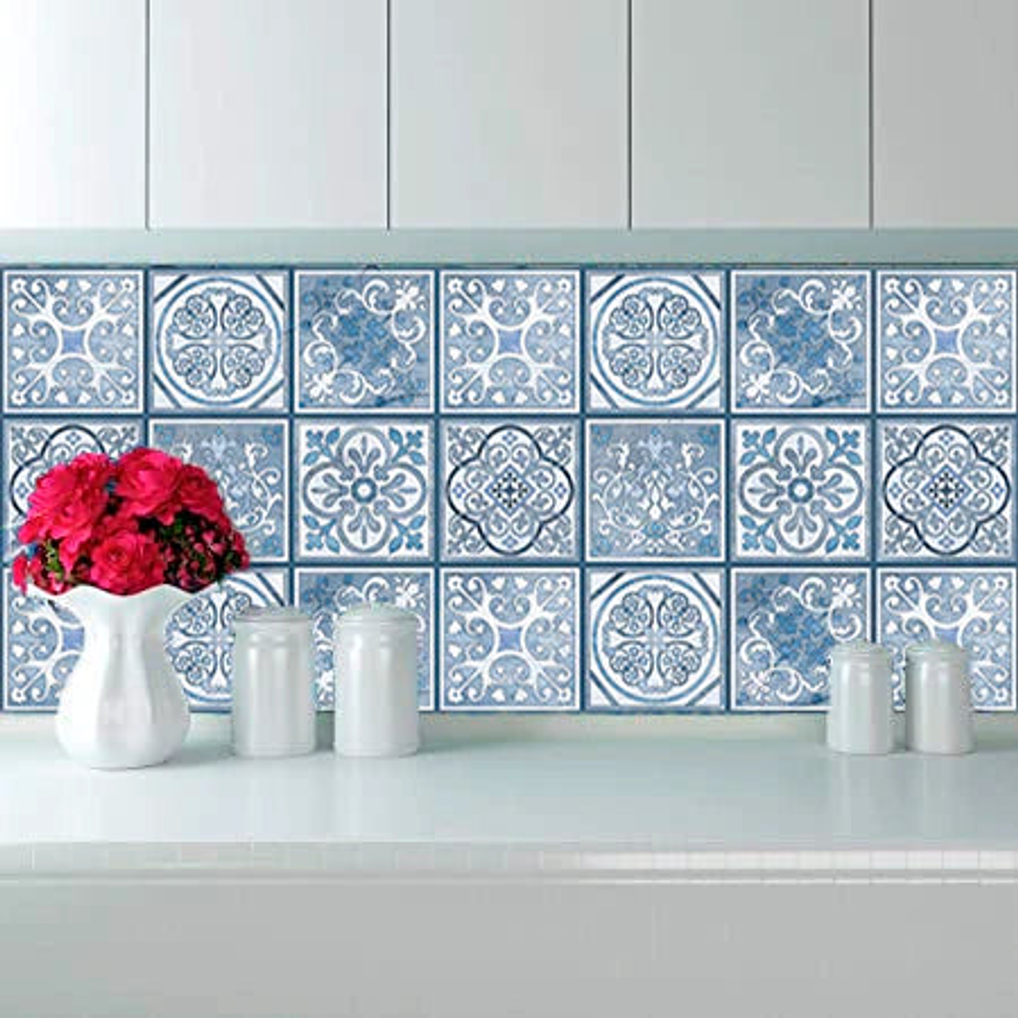 Set Baldosas Adhesivas / Azulejo Toledo 1