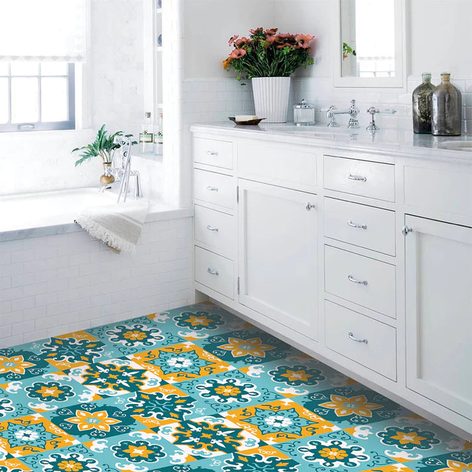 Set Baldosas Adhesivas / Summer Tiles 1