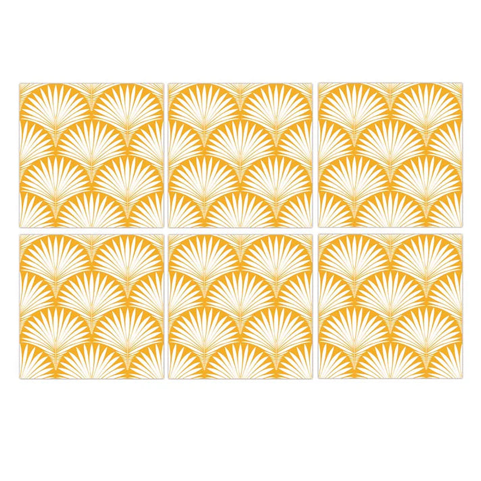 Set Baldosas Adhesivas / Oriental Yellow 2