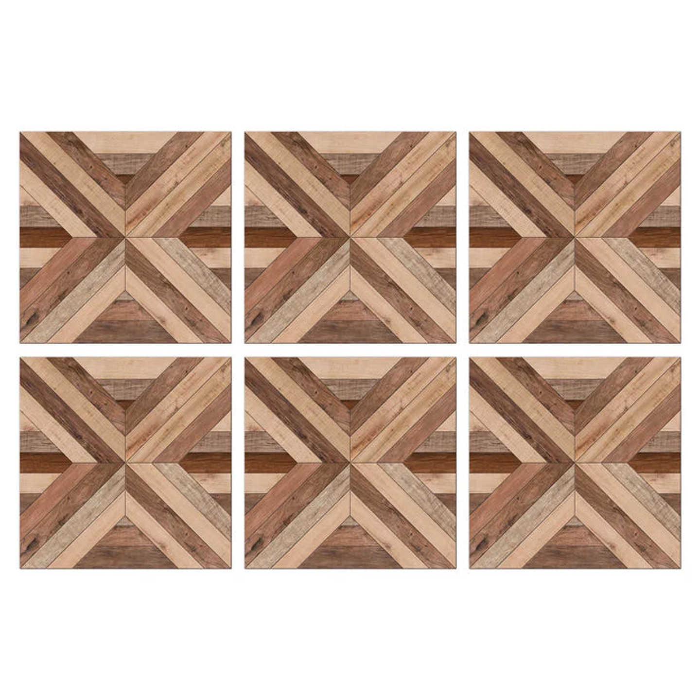 Set Baldosas Adhesivas / Wood Tile 2