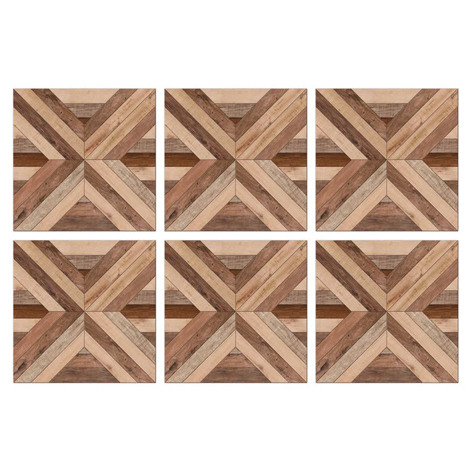 Set Baldosas Adhesivas / Wood Tile 2