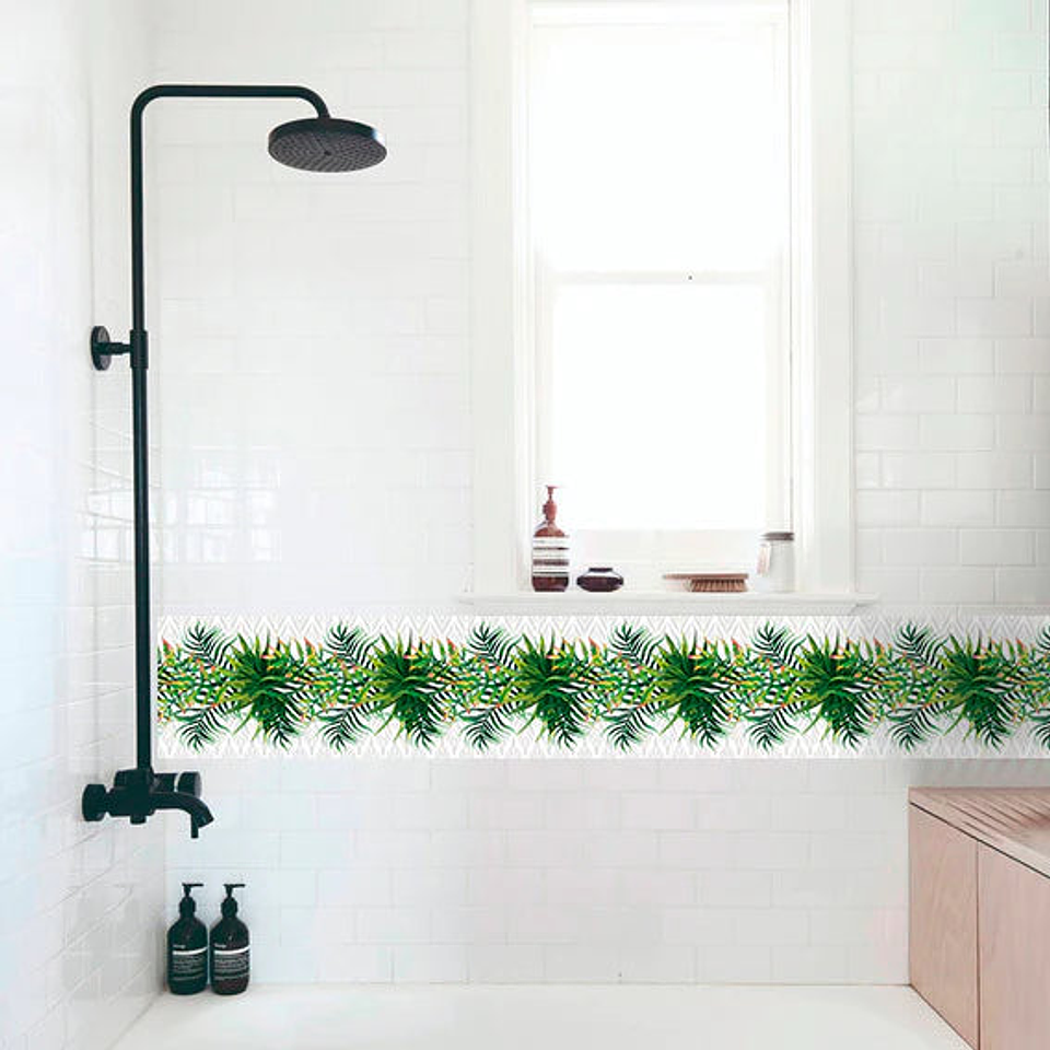 Set Baldosas Adhesivas / Tropical Tile 1