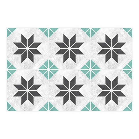 Set Baldosas Adhesivas / Segovia Sky