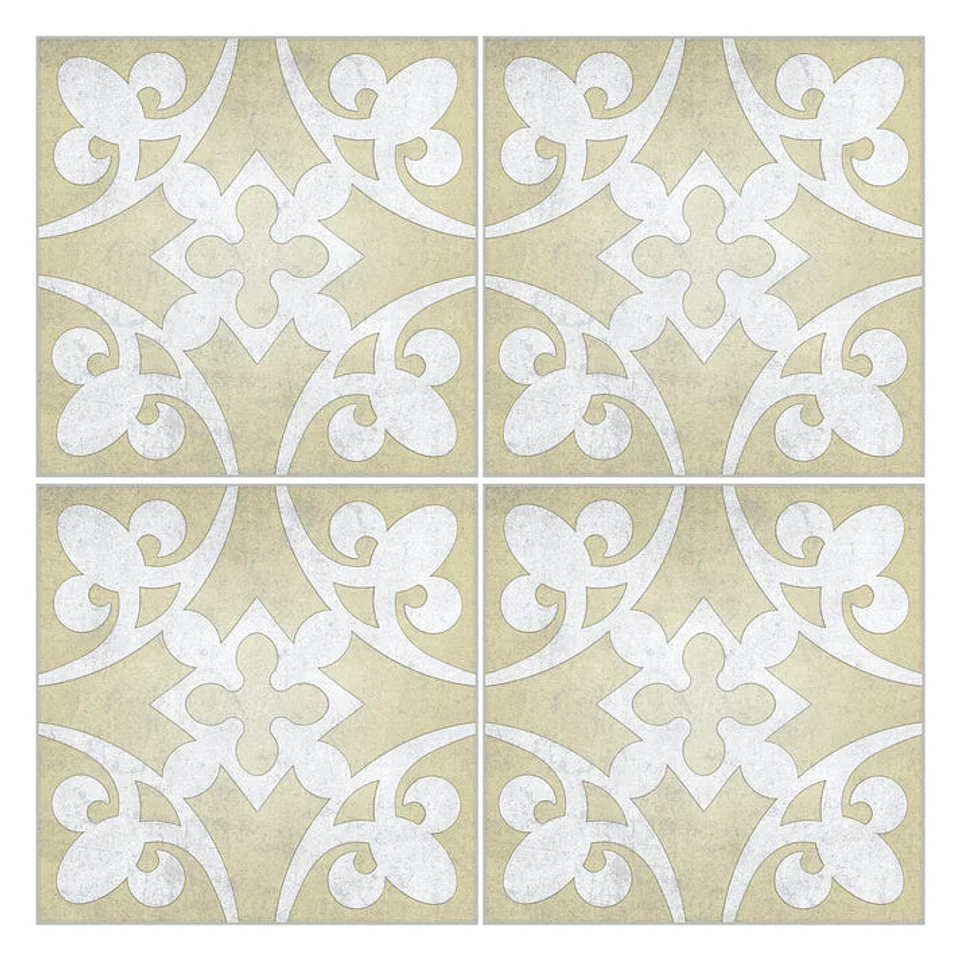 Set Baldosas Adhesivas / Royalty Vainilla 1