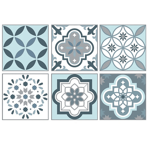 Set Baldosas Adhesivas / Pentel Blue