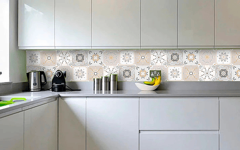 Set Baldosas Adhesivas / Romantic Tiles