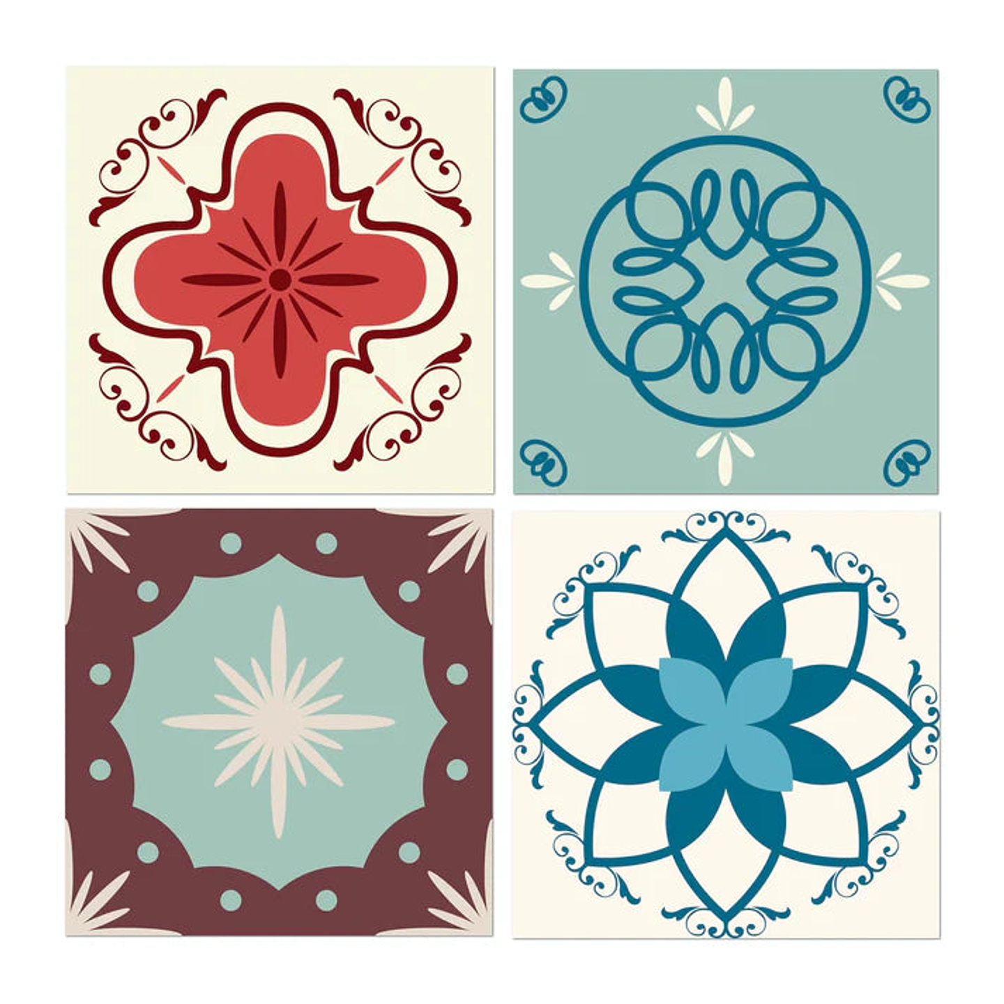 Set Baldosas Adhesivas / Marruecos II 1