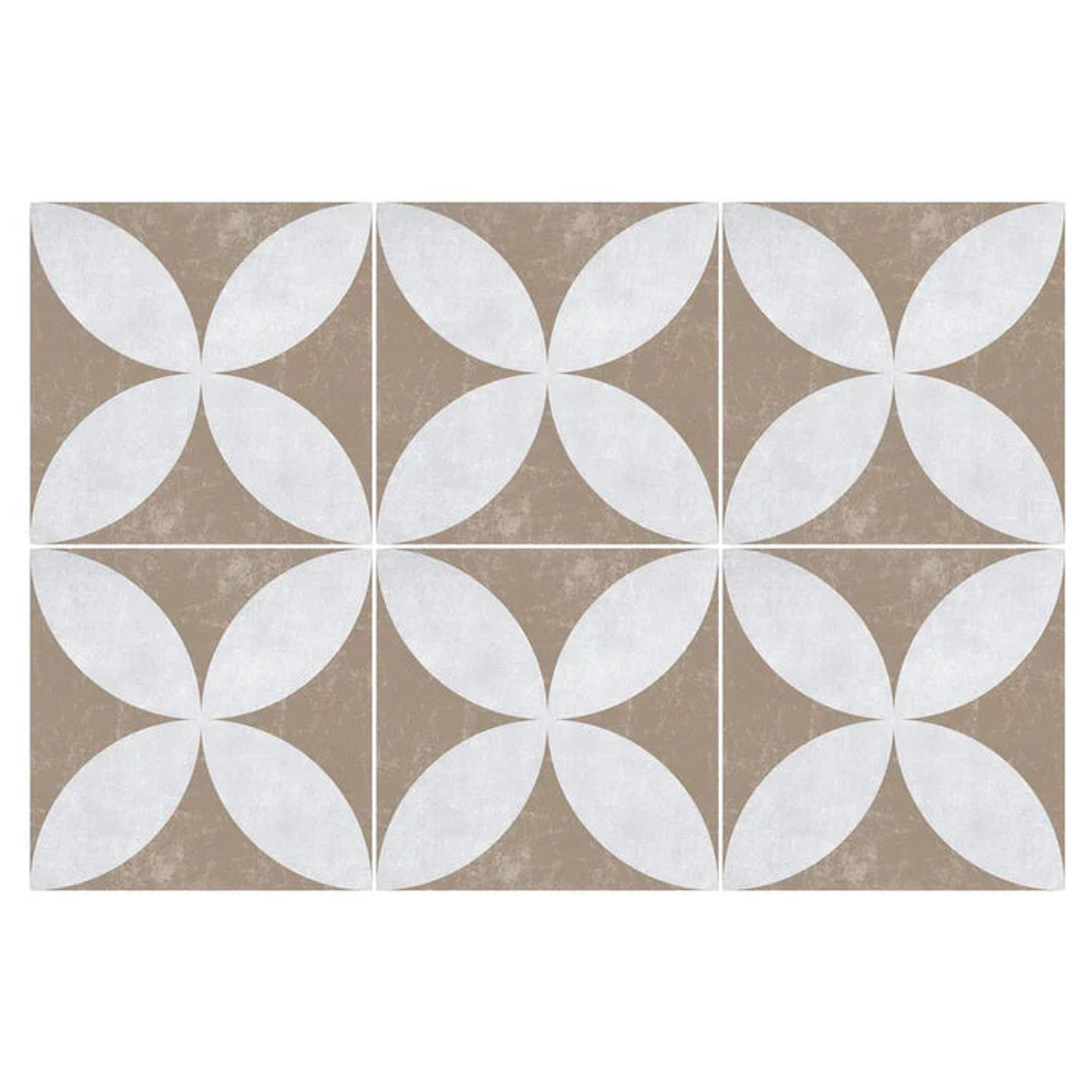 Set Baldosas Adhesivas / Retro Tile Beige 1
