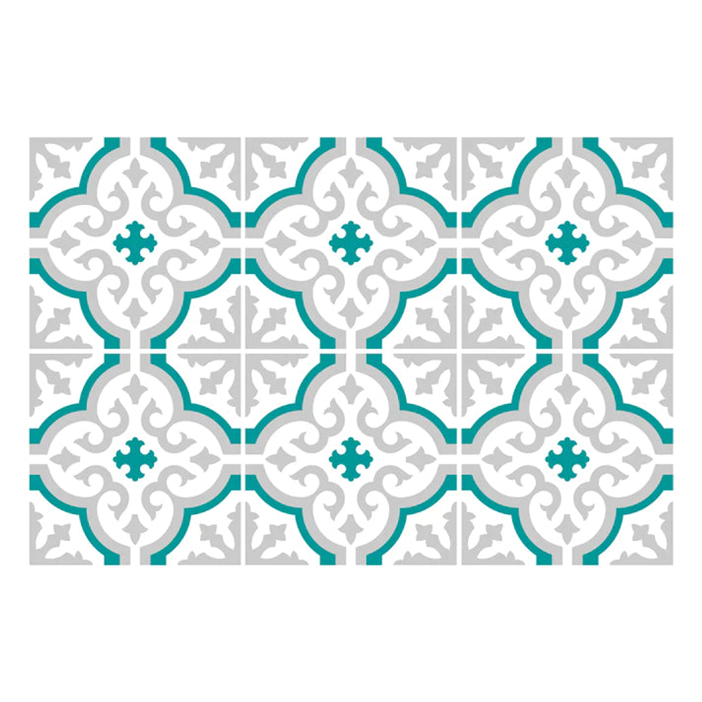 Set Baldosas Adhesivas / Galicia Teal 2