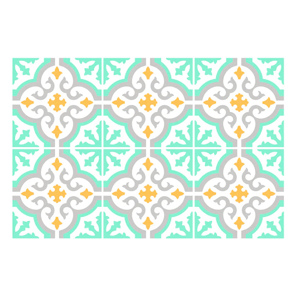 Set Baldosas Adhesivas / Galicia Mint 2