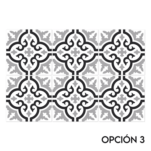 Set Baldosas Adhesivas / Galicia Grey III