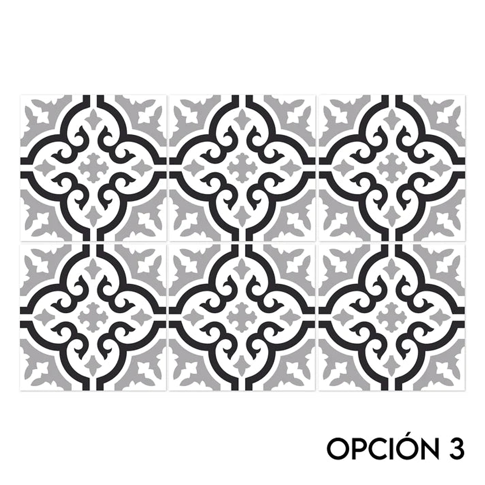 Set Baldosas Adhesivas / Galicia Grey III 2