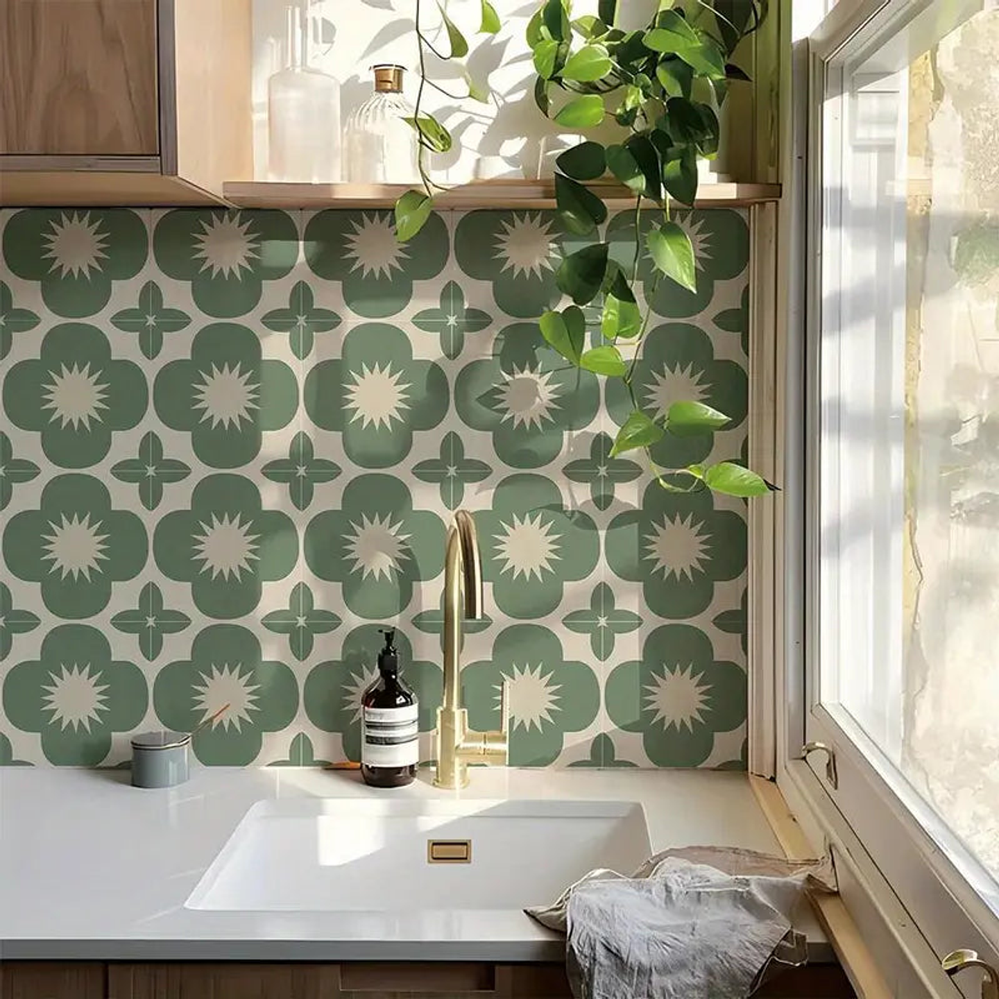 Set Baldosas Adhesivas / Sun Flower 1