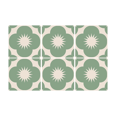 Set Baldosas Adhesivas / Sun Flower