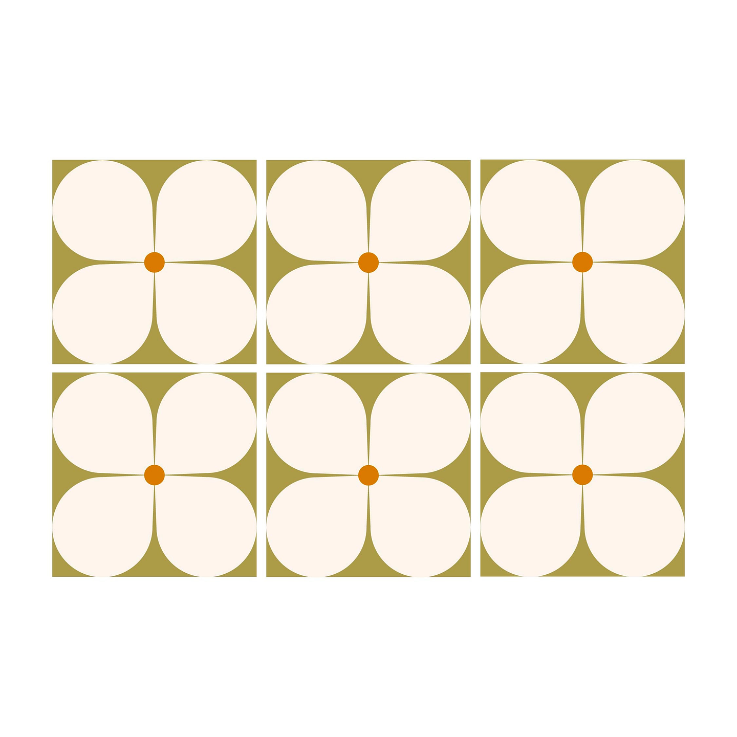 Set Baldosas Adhesivas / Flower 2