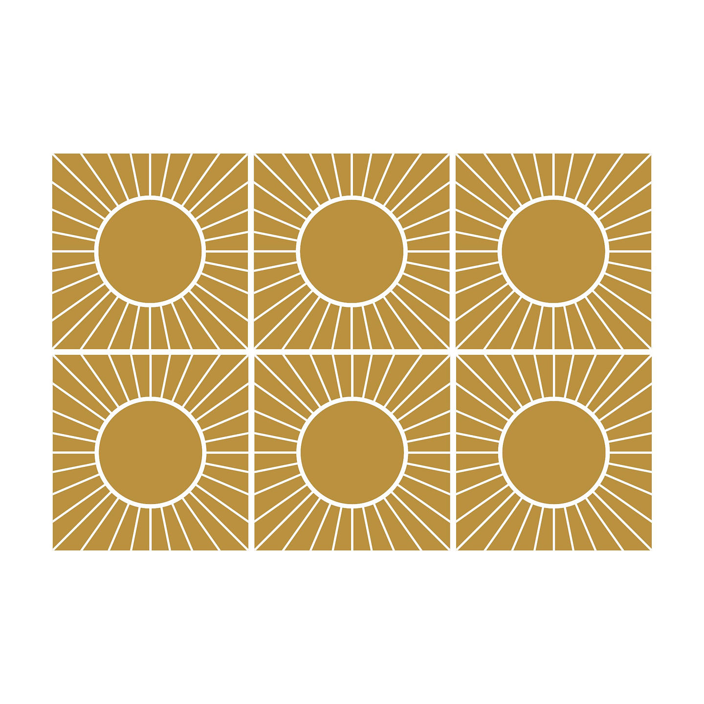 Set Baldosas Adhesivas / Sun 2
