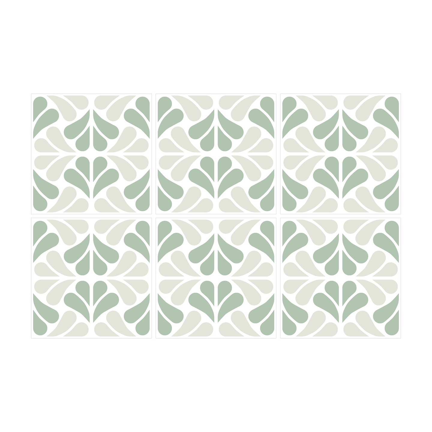 Set Baldosas Adhesivas / Splash Mint 1