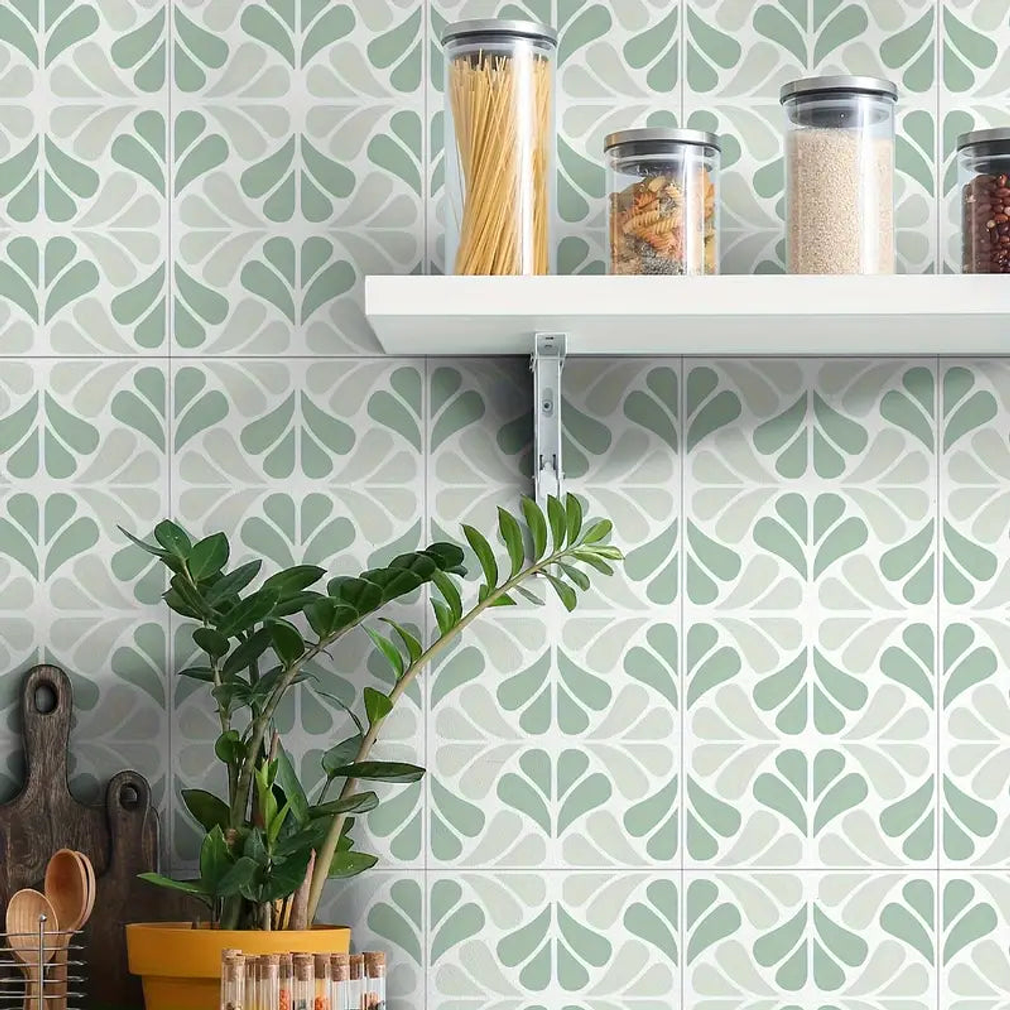 Set Baldosas Adhesivas / Splash Mint 2