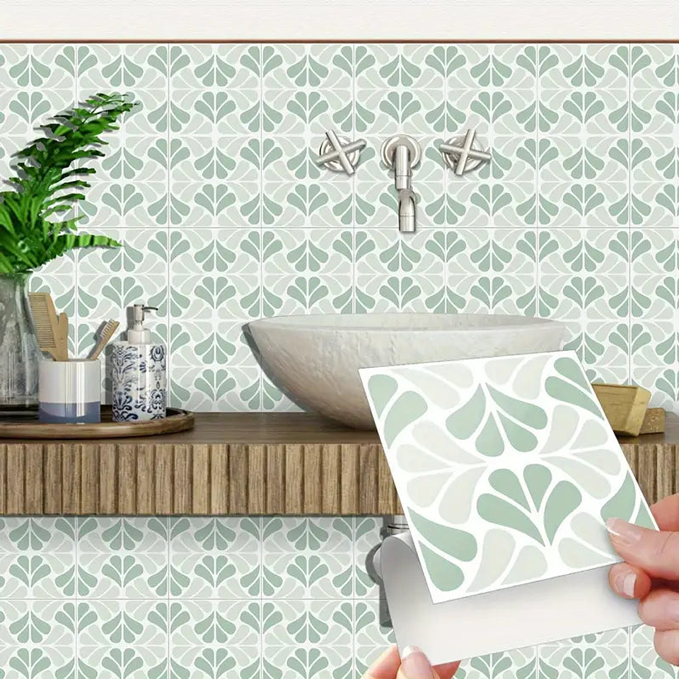 Set Baldosas Adhesivas / Splash Mint 3