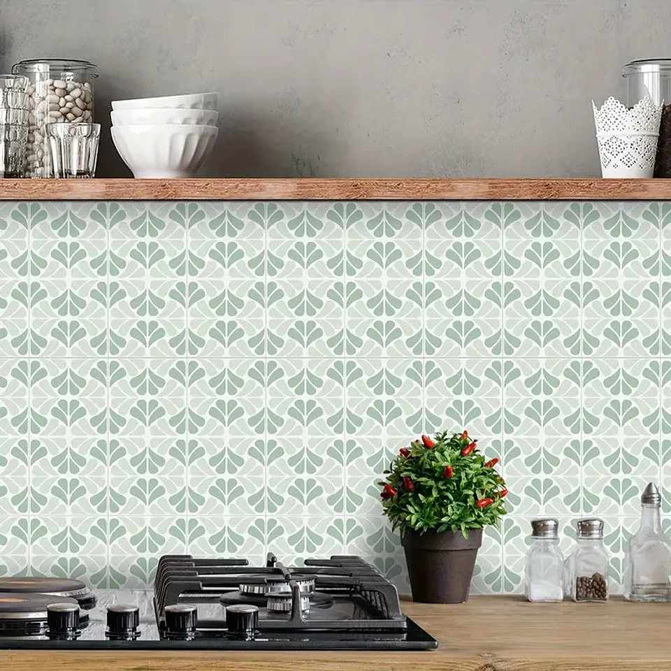 Set Baldosas Adhesivas / Splash Mint 4