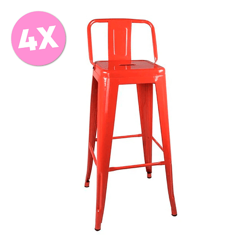 Pack 4 Taburetes Tólix (Kl)