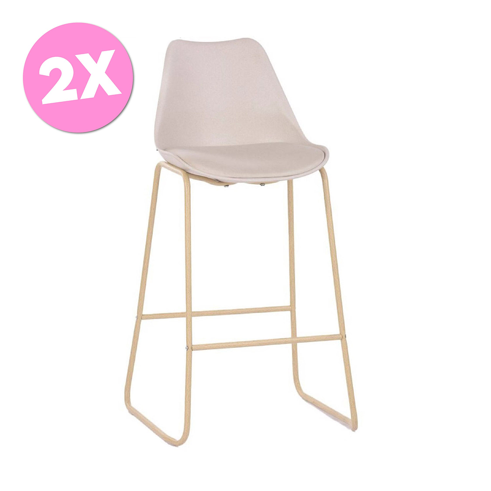 Pack 2 Sillas Bar Hamburg 1