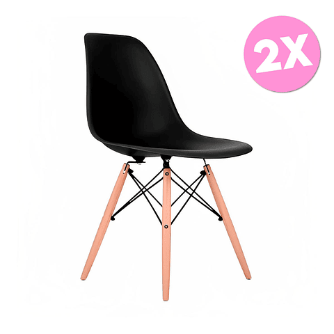 Pack 2 Sillas Eames (Kl)