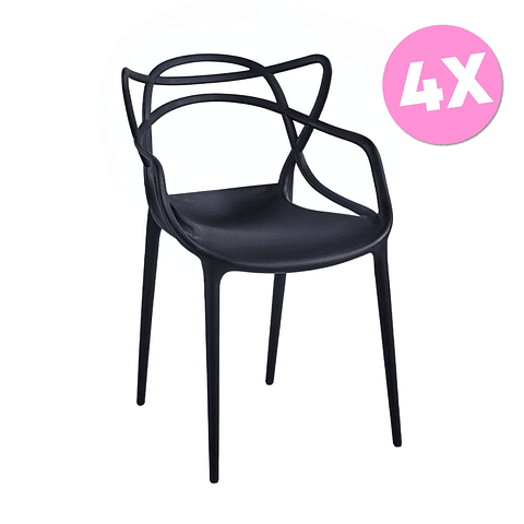 Pack 4 Sillas Master (Kl)